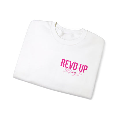 Pit Bike Chicks Pink- Adult Crewneck Sweatshirt