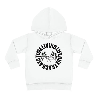 Living Life One Track At A Time Black Rev'd Up Clothing - Toddler Hooded Sweatshirt