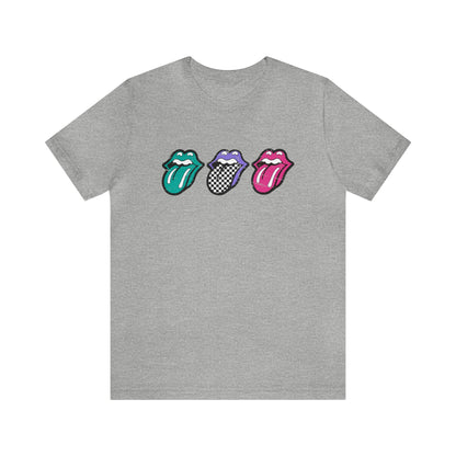 Checkered Tongue- Adult T-Shirt