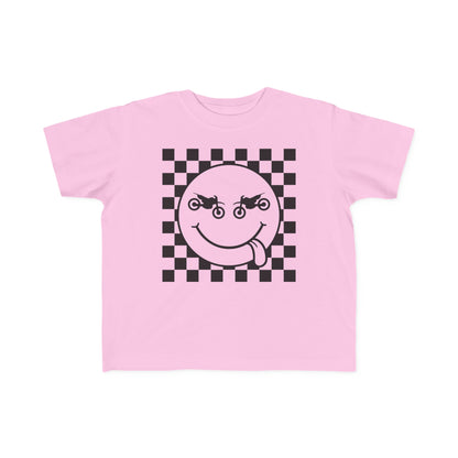 Race Flag Smile Face Toddler T-Shirt
