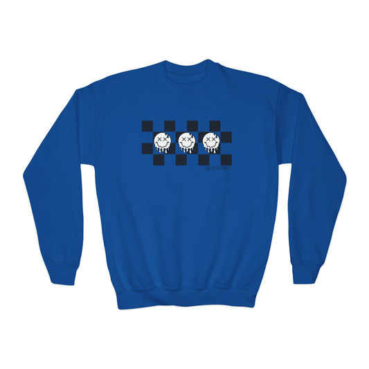 Checkered Smiley's- Youth Sweatshirt