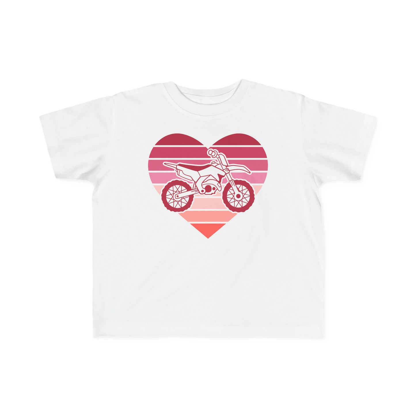 Heart Motorcycle- Toddler T-Shirt