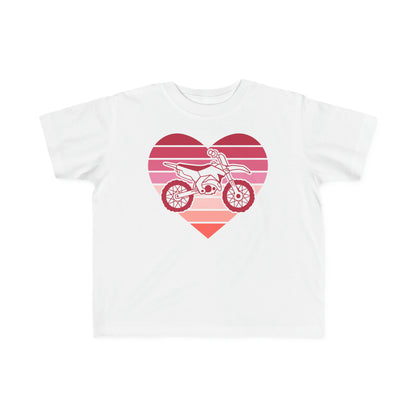 Heart Motorcycle- Toddler T-Shirt