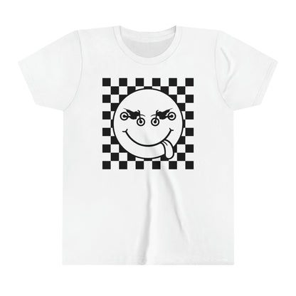 Race Flag Smile Face Youth T-Shirt