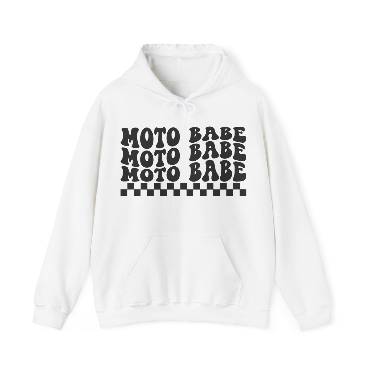 Moto Babe- Adult Hooded Sweatshirt