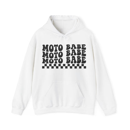 Moto Babe- Adult Hooded Sweatshirt