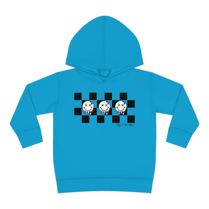 Checkered Smiley's- Toddler Hooded Sweatshirt