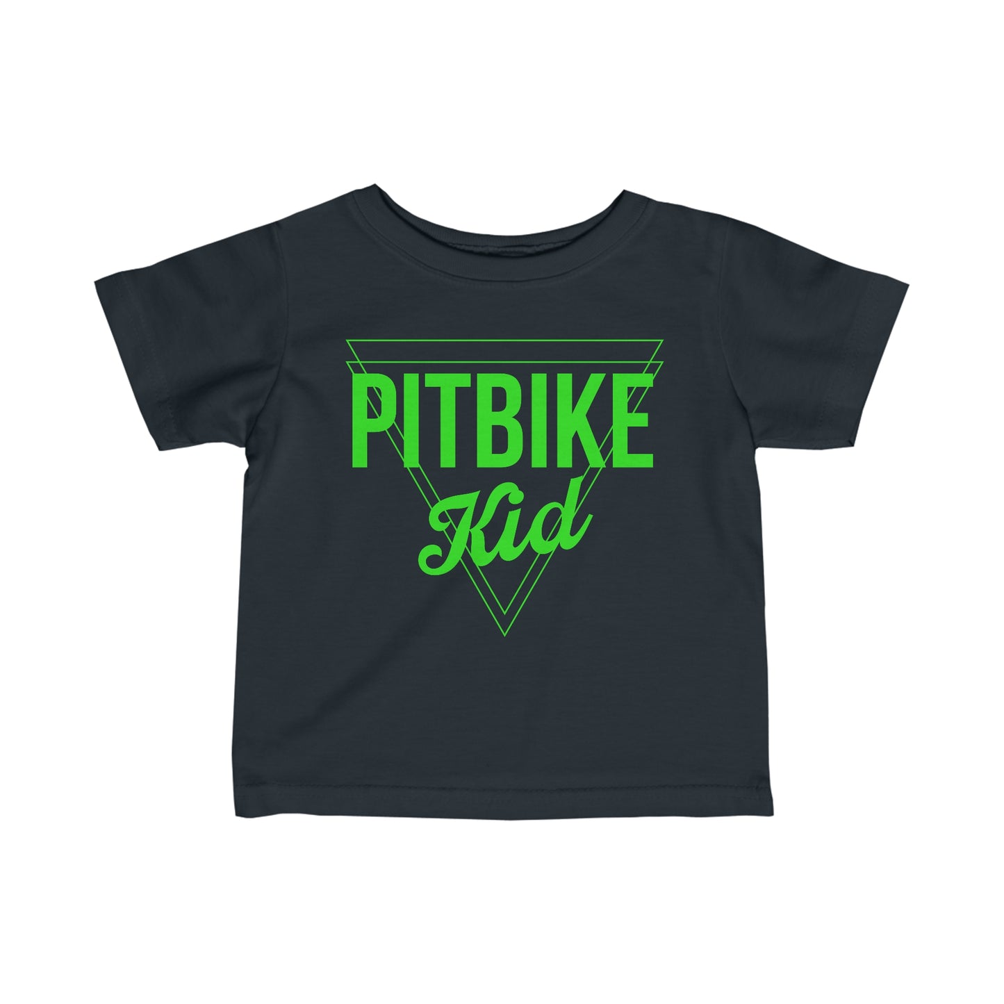 Pit Bike Kid Green - Infant T-Shirt