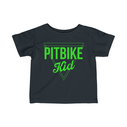 Pit Bike Kid Green - Infant T-Shirt