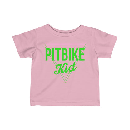 Pit Bike Kid Green - Infant T-Shirt