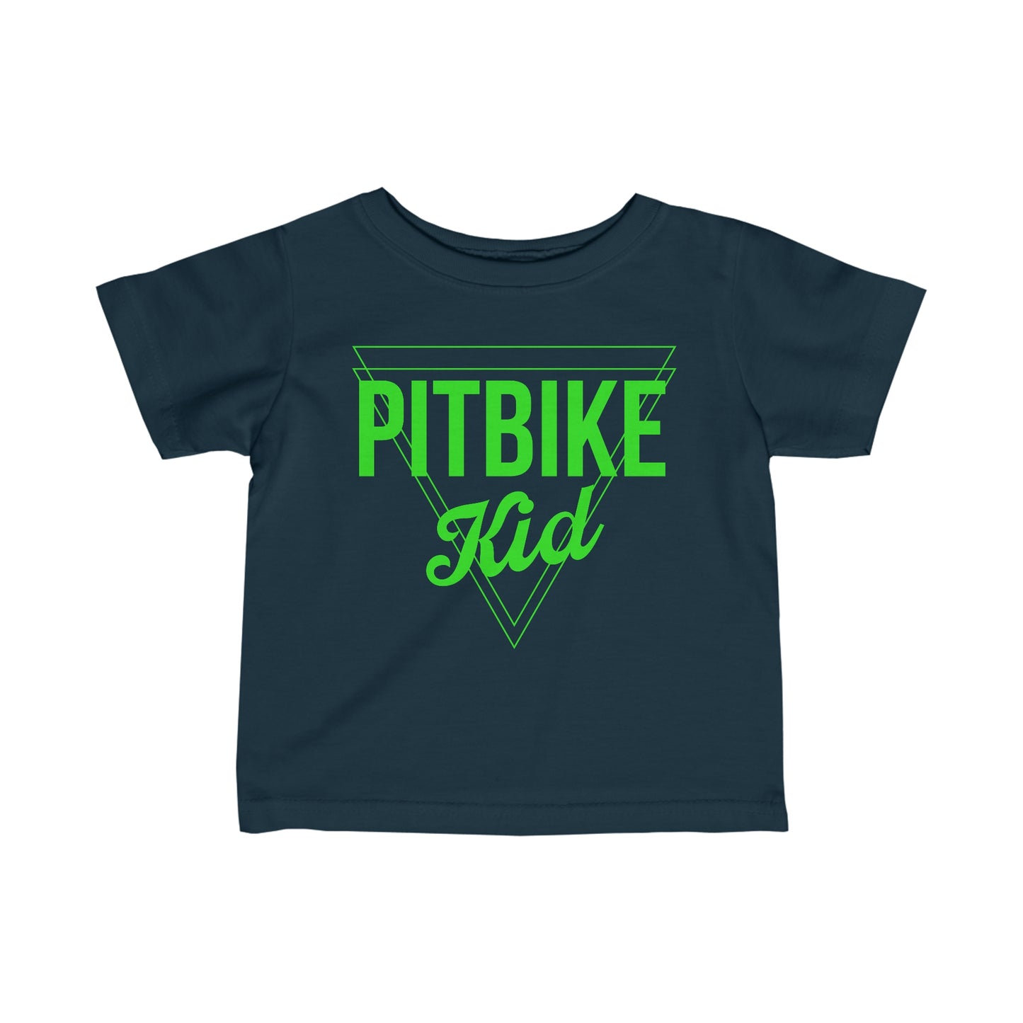 Pit Bike Kid Green - Infant T-Shirt