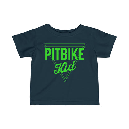Pit Bike Kid Green - Infant T-Shirt