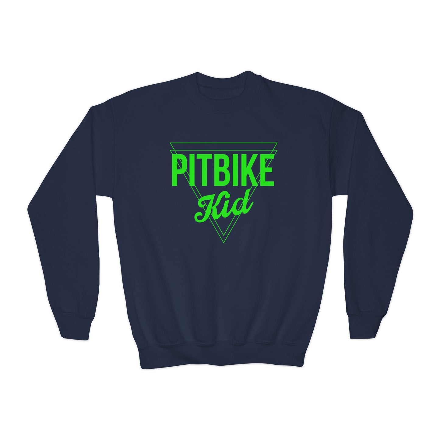 Pit Bike Kid Green - Youth Sweatshirt