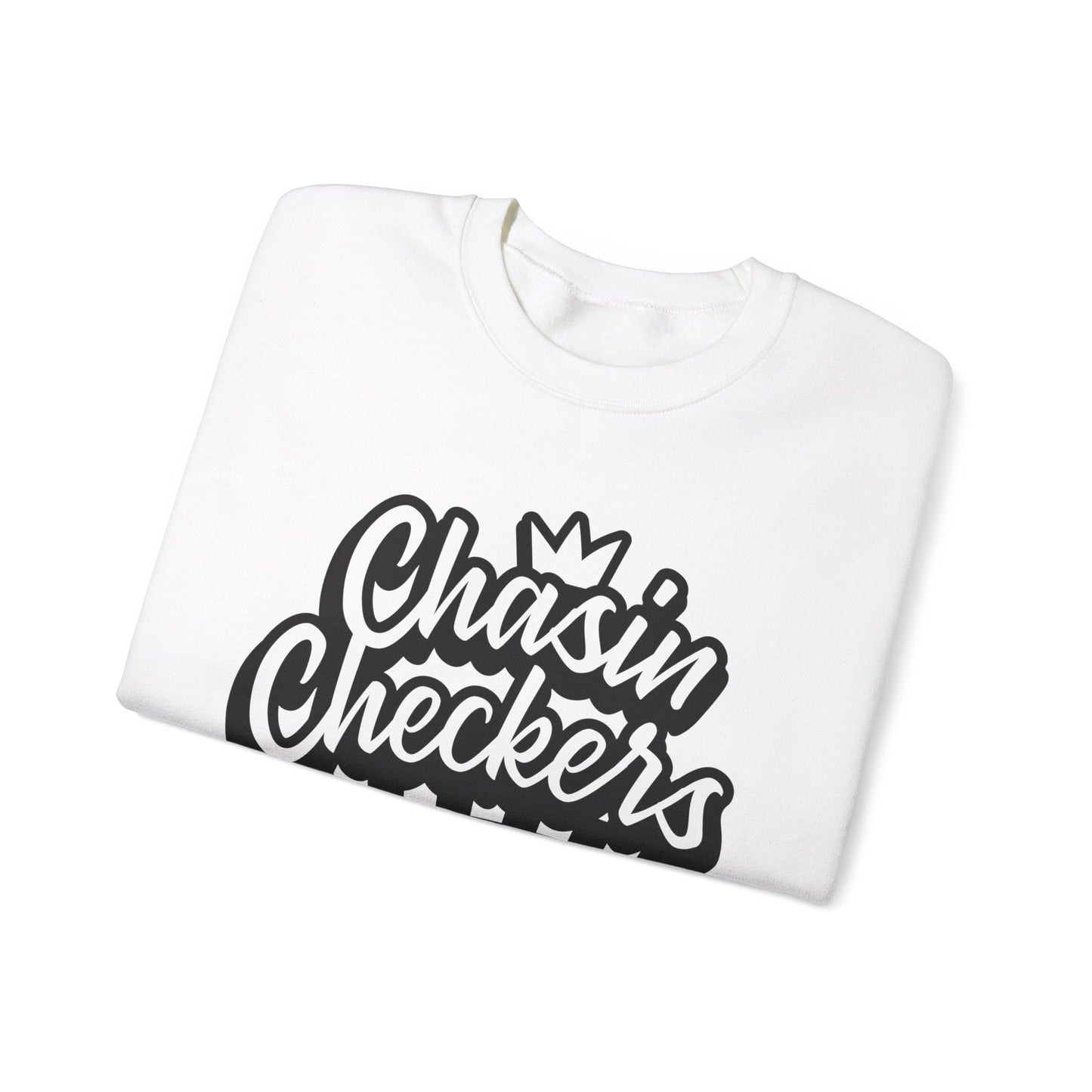 Chasin Checkers- Adult Crew Sweatshirt