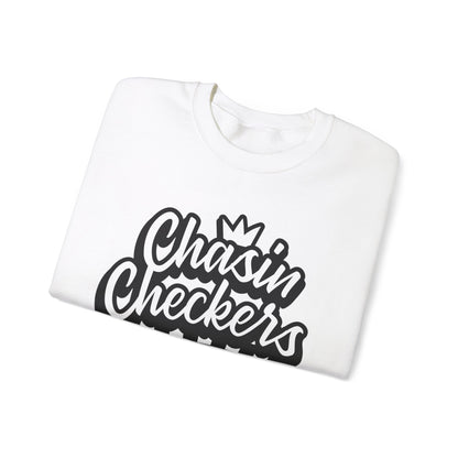 Chasin Checkers- Adult Crew Sweatshirt